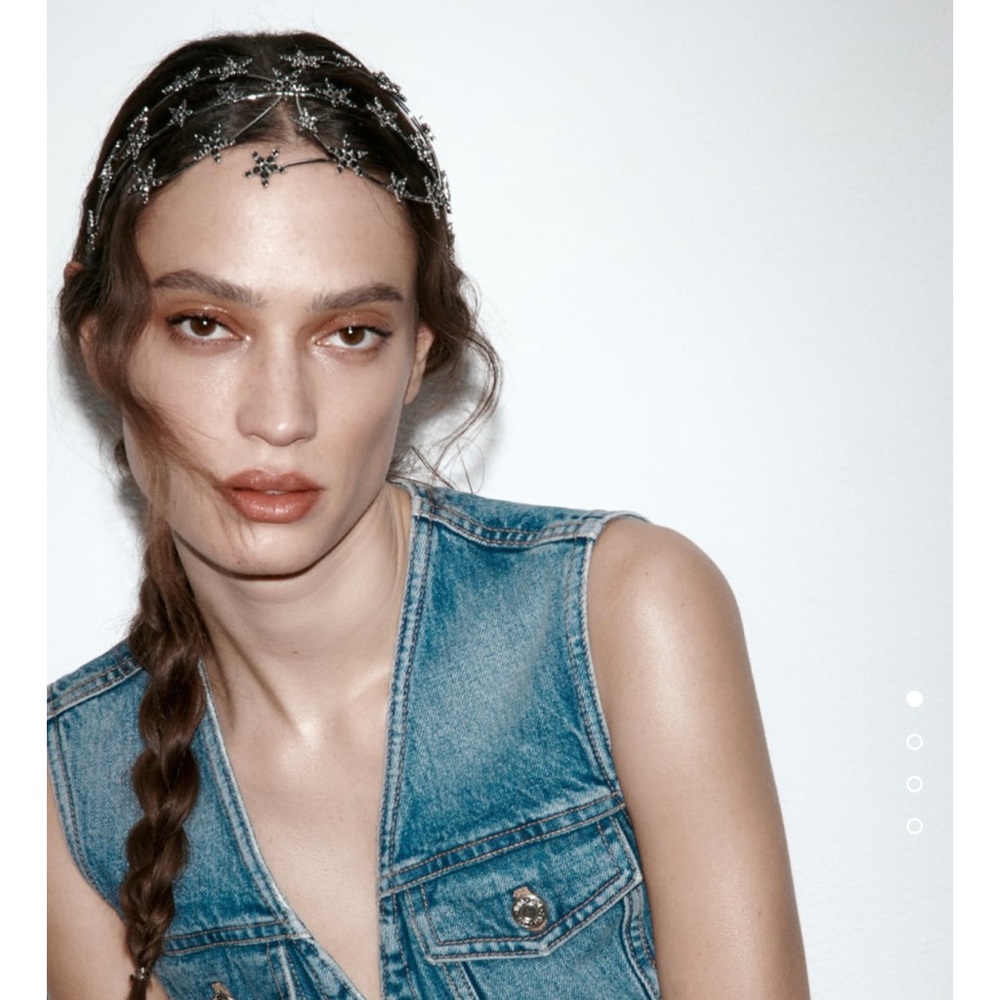 Zara Sparkly Floral Headband